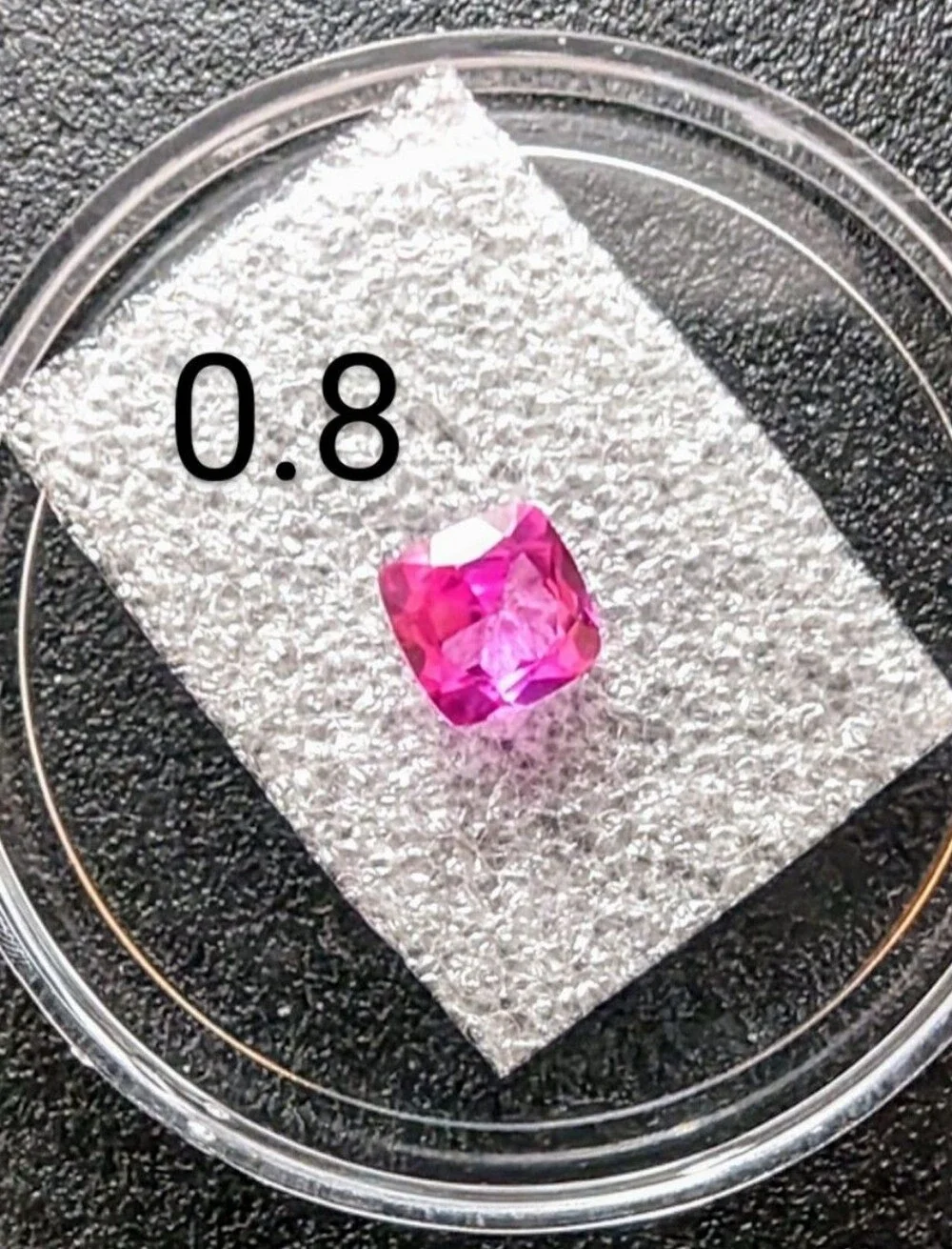 0.8ct Red Beryl
